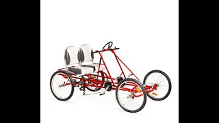 Quadracycle 21 Speed 4 Wheel Pedal Bikes [upl. by Enneicul]