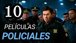 Top 10 Mejores Peliculas de POLICIAS [upl. by Noyr53]