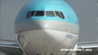 Boeing 777300ERs at Los Angeles International Airport [upl. by Llerdnad403]