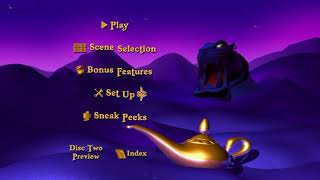 Aladdin DVD Menu Walkthrough [upl. by Hareehahs961]