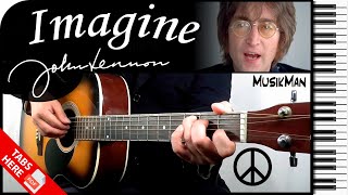 IMAGINE ✌  John Lennon 👓  GUITAR Cover  MusikMan N°157 [upl. by Verdie]