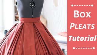 Box Pleats Tutorial [upl. by Enyale]