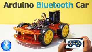 How to make Bluetooth Car using Arduino  iPhone  Android  DIY [upl. by Malanie]