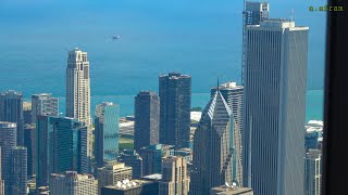 4K Willis Sears Tower Skydeck View from Tallest Building in Chicago Illinois USA [upl. by Adnolahs572]