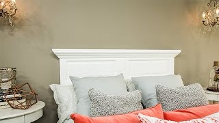 How To  Ken Wingards DIY Headboard  Hallmark Channel [upl. by Atterehs559]