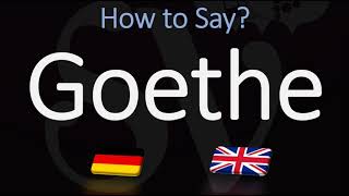 How to Pronounce Goethe  German amp English Pronunciation [upl. by Sucul648]