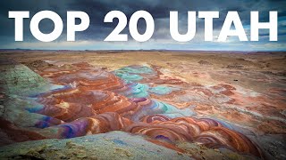 TOP 20 PLACES IN UTAH YOU NEED TO VISIT [upl. by Acquah841]