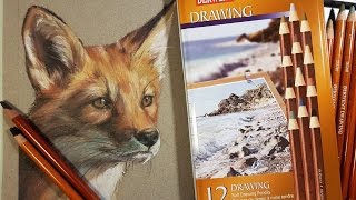 Derwent Drawing Pencil Review amp Demo [upl. by Culver]