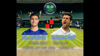 TENIS VIMBLDON FINALE  ĐOKOVIĆ  ALKARAZ  UŽIVO PRATIMO [upl. by As]