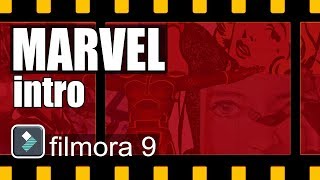 How To Make Marvel Intro in Filmora [upl. by Neih408]