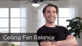 Tips from Lamps Plus  How to Balance a Ceiling Fan [upl. by Briant862]