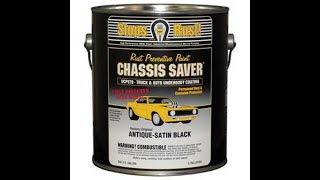 Chassis Saver Magnet Paint UCP97001 under carriage paint review and POR15 comparison [upl. by Annis541]