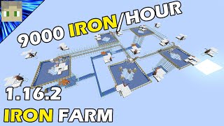 Gnembons 9000 IronHour 1162118 Iron Farm  Block By Block Tutorial [upl. by Athene]