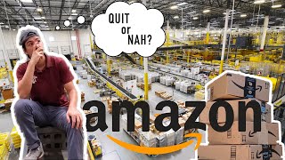 DAY IN THE LIFE Working at an AMAZON Warehouse Inside Footage [upl. by Hailahk921]