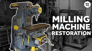 Old Milling Machine Restoration  1942 VICTORIA [upl. by Jacobine531]