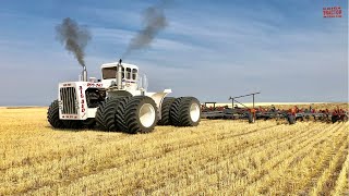 BIG BUD 16V747 Tractor Chisel Plowing [upl. by Galer]