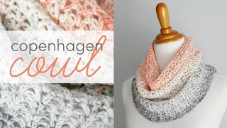 How to Crochet the Copenhagen Cowl [upl. by Erda309]