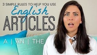 English Articles  3 Simple Rules To Fix Common Grammar Mistakes amp Errors [upl. by Einre]