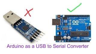 Arduino as a usb to serialTTL converter [upl. by Duwalt]