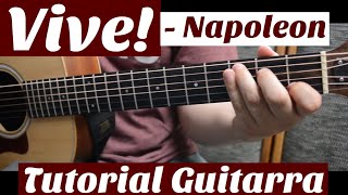 Vive  Tutorial de Guitarra  Jose Maria Napoleon  Para Principiantes [upl. by Horsey503]