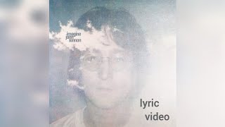 Imagine  John Lennon Lyric video [upl. by Fayre]