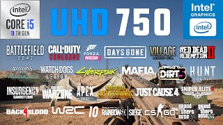 Intel UHD Graphics 750 Test in 25 Games [upl. by Kristofor]