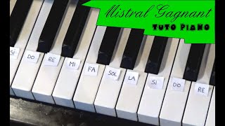 Tuto Piano Mistral GagnantRenaud niveau 3 [upl. by Alejandrina837]