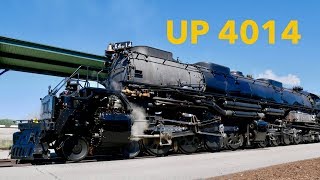 UNION PACIFIC No 4014 amp No 844 WHISTLE in Ogden UT Great Race 150th Anniversary UP DONE [upl. by Ahsyen861]