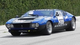 De Tomaso Mangusta Great V8 Sound On Hillclimb [upl. by Lazarus]