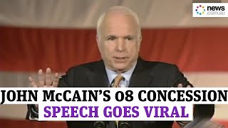 John McCains humble 2008 concession speech [upl. by Bible]