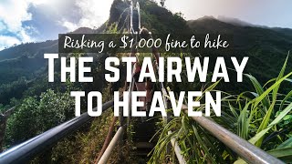 Haiku Stairs Oahu Hawaiis Stairway to Heaven [upl. by Umeh]