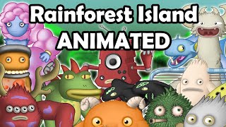 Rainforest Island ANIMATED  Full Animation  The Monster Explorers [upl. by Hutson247]