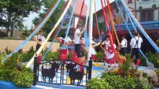 Maypole Dancing in Oktoberfest at Busch Gardens Williamsburg [upl. by Lundberg]