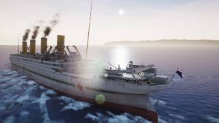 BRITANNIC PATRONESS OF THE MEDITERRANEAN  REAL TIME SINKING [upl. by Berner]