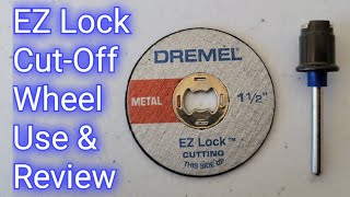 Dremel EZ Lock Cut Off Wheel EZ456  How To Use And Review [upl. by Hewe]