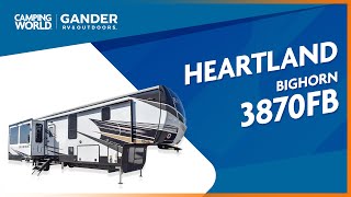 2021 Heartland Bighorn 3870FB  5th Wheel  RV Review Camping World [upl. by Akeihsal]