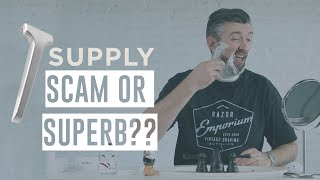 The Supply Injector Razor Shave Review Total Scam or Superb Wetshave [upl. by Tterag]