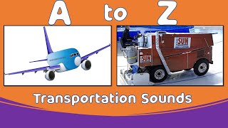 ABC Vehicles with Sounds [upl. by Richie]