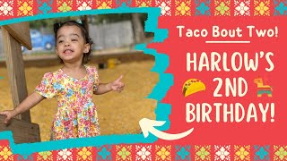 Harlow’s 2nd Birthday Fiesta 🪅 🌮 [upl. by Rexford]