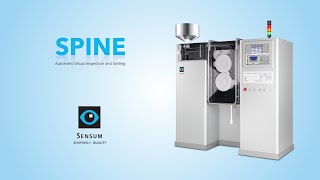 Sensum  SPINE  Automatic Visual Inspection Machine [upl. by Ahsuat594]