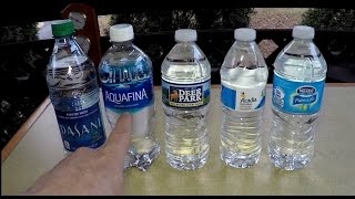 Will Aquafina Bottled Water Freeze Experiment [upl. by Ahsyla]