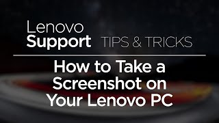 How to Take a Screenshot on Your Lenovo PC [upl. by Bella521]