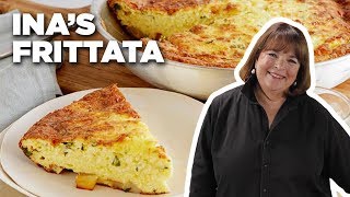 Potato Basil Frittata with Ina Garten  Barefoot Contessa  Food Network [upl. by Sib116]