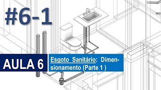 Instalações Hidrossanitárias  AULA 6 – Esgoto Sanitário Dimensionamento Parte 1 [upl. by Donough]