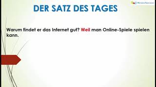 DER SATZ DES TAGES  11 TAG [upl. by Sirred]