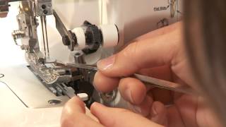 SERGING CORNERS TUTORIAL  ANGELA WOLF amp ITS SEW EASY [upl. by Aneetak]