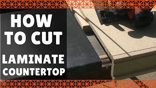 How to Cut Laminate Countertop – DIY [upl. by Prader763]