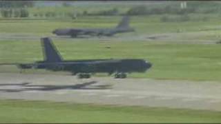 B52 MITO departure Minot AFB ND [upl. by Ahsiea]