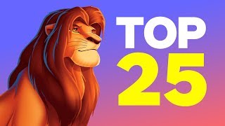 Top 25 Best Disney Animated Movies [upl. by Aliban]