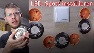 LEDSpots verdrahten ElektroM [upl. by Ashwin]